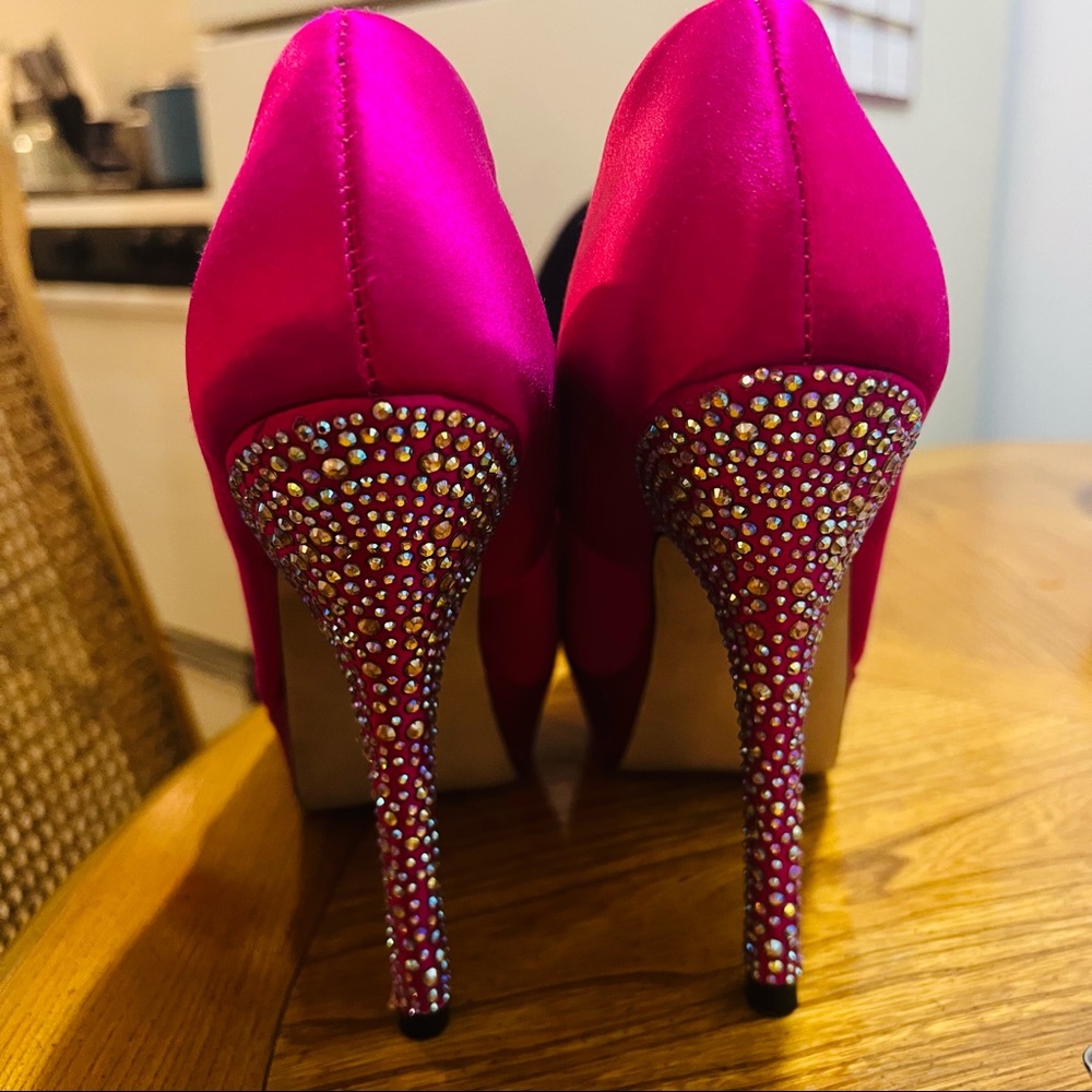 High Heels Shoes Pink Women